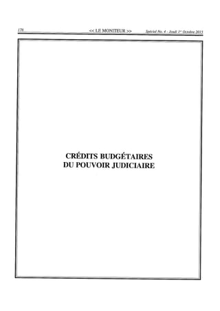 Budget de l'exercice 2015-2016 (HAITI)