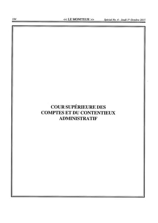 Budget de l'exercice 2015-2016 (HAITI)