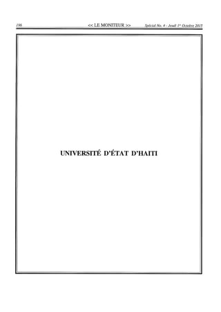 Budget de l'exercice 2015-2016 (HAITI)