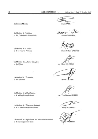 Budget de l'exercice 2015-2016 (HAITI)