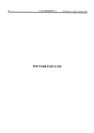 Budget de l'exercice 2015-2016 (HAITI)