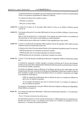 Budget de l'exercice 2015-2016 (HAITI)