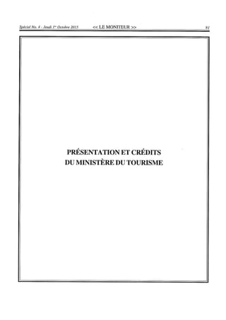 Budget de l'exercice 2015-2016 (HAITI)