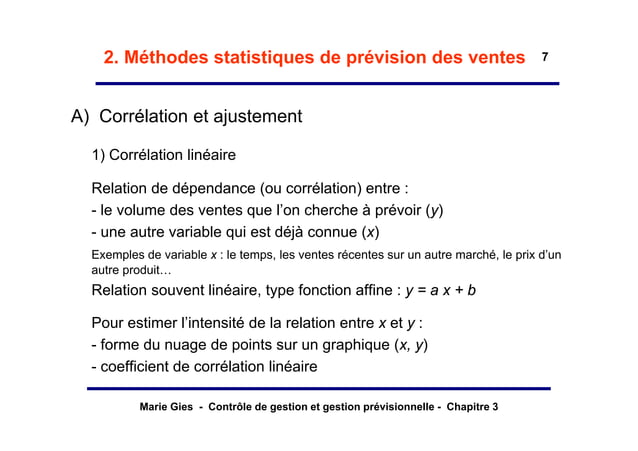 Budgetisation des ventes | PDF