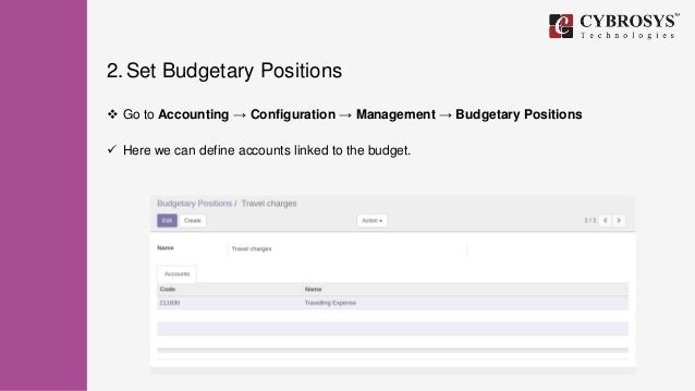 budget management in odoo budget management