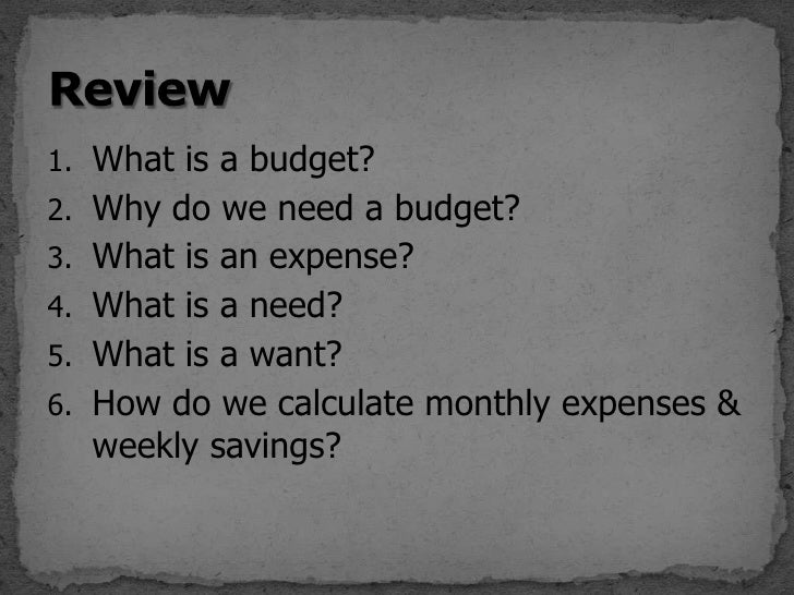 creating a family personal budget dollars sense presentation