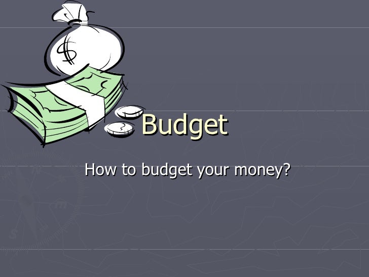 budget ppt