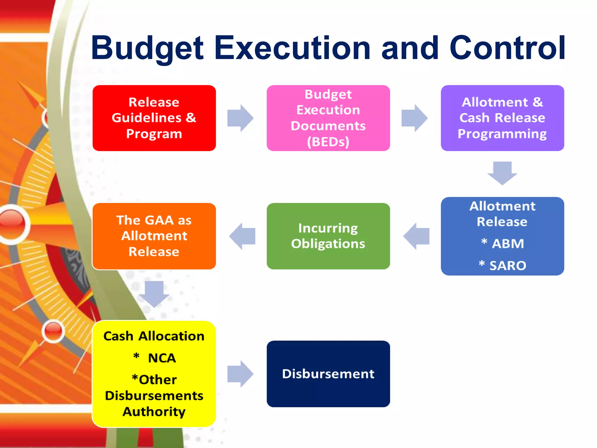 Budget Execution and Control
 