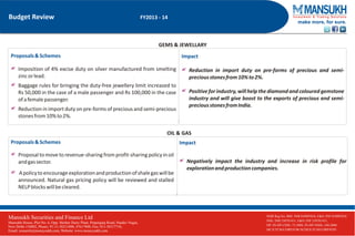 Budget review 2013 14