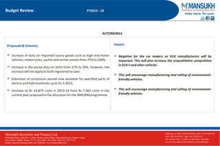 Budget review 2013 14