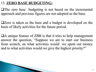 Budget and Budgetary Control | PPT