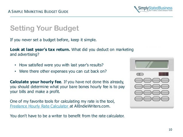 a simple marketing budget guide for simple budgets