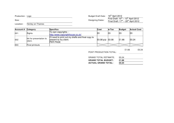 budget sheet logo