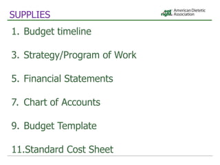 Budget Training for Chapters | PPT
