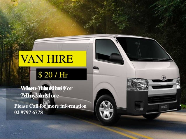 low cost van hire