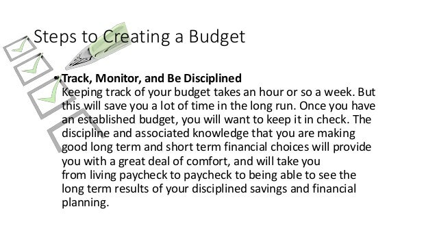 budget with a spreadsheet