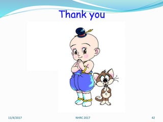 Thank you
11/4/2017 42NHRC 2017
 