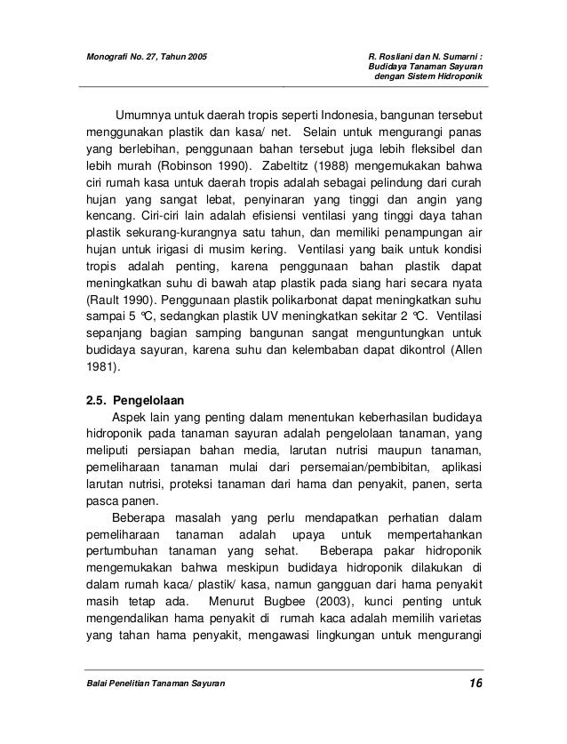 Budidaya isayurani dengan isistemi ihidroponiki Budidaya isayurani dengan isistemi ihidroponiki