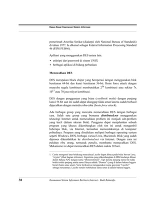 Budirahardjo keamanan | PDF