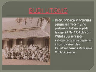 Organisasi Budi utomo | PPTX