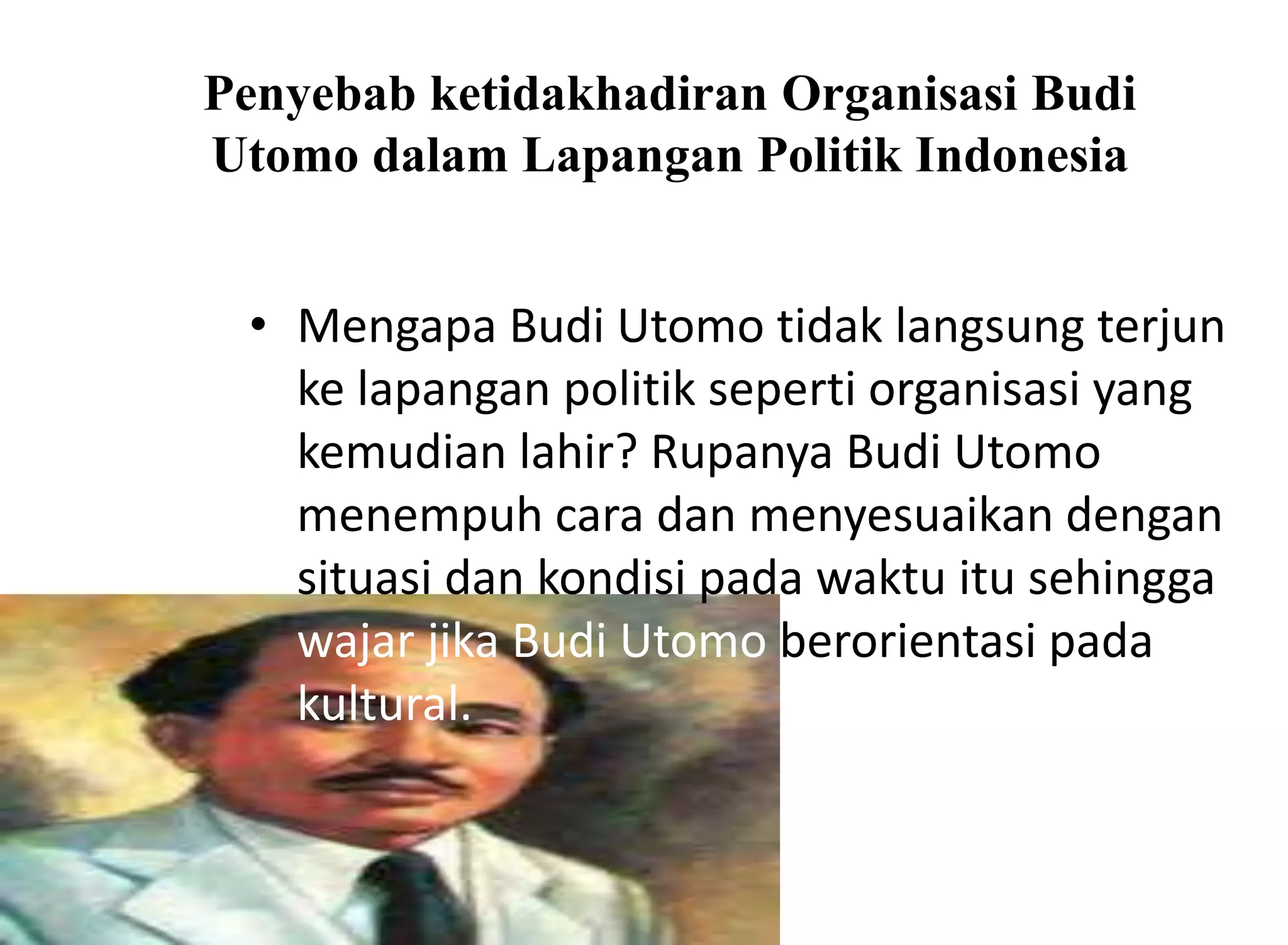 "Budi Utomo" Organisasi Pergerakan Nasional (Sejarah Pergerakan ...
