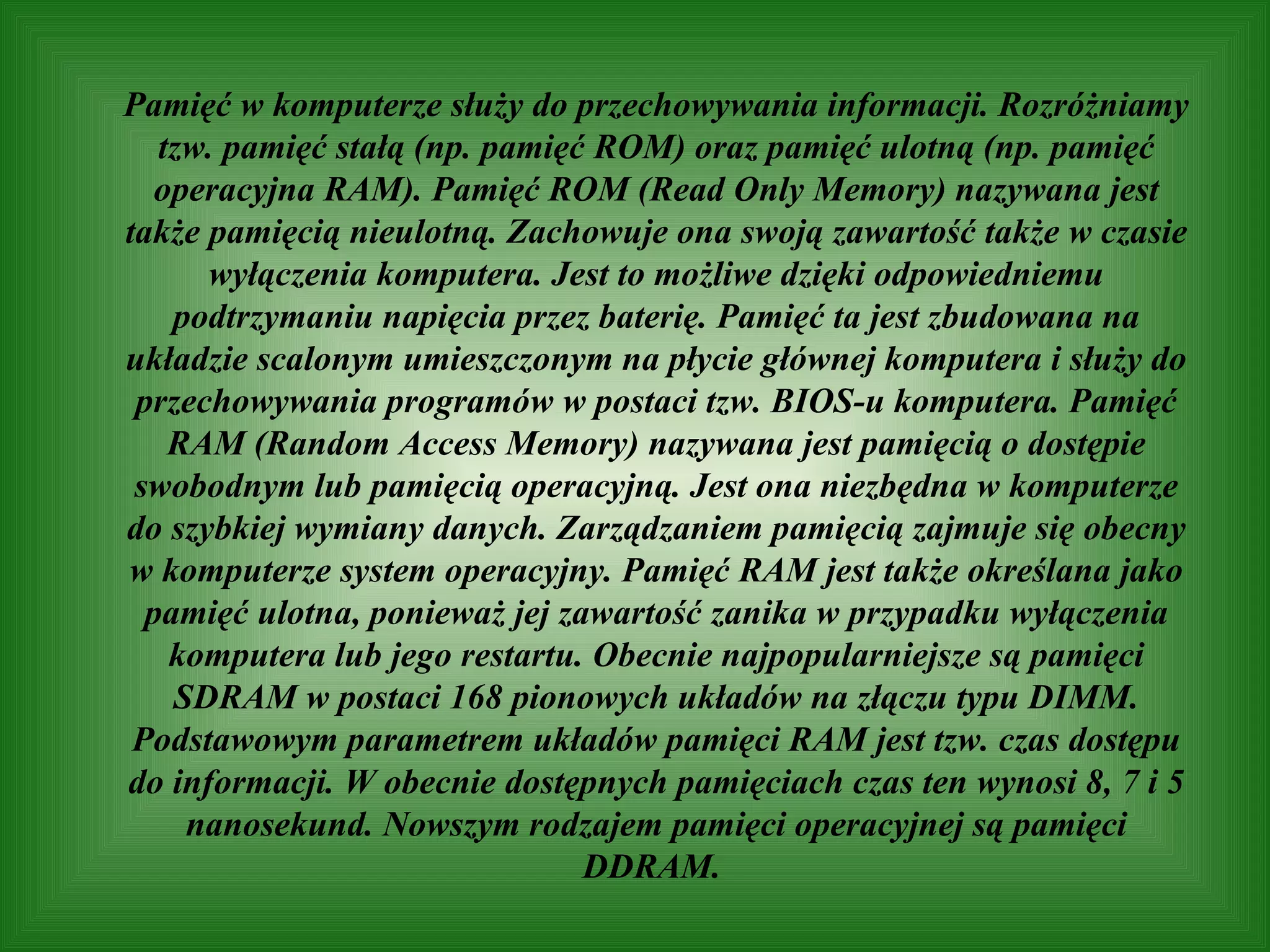 Budowa Jednostki Centralnej Komputera | PPS