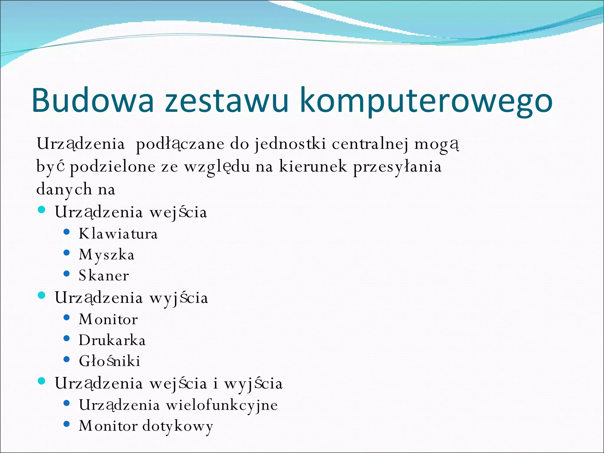 Budowa Komputera | PPT