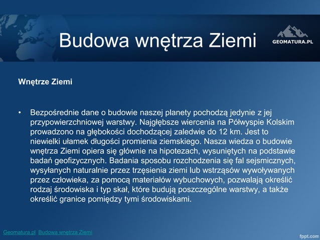 Budowa wnętrza ziemi | PDF | Geology | Science