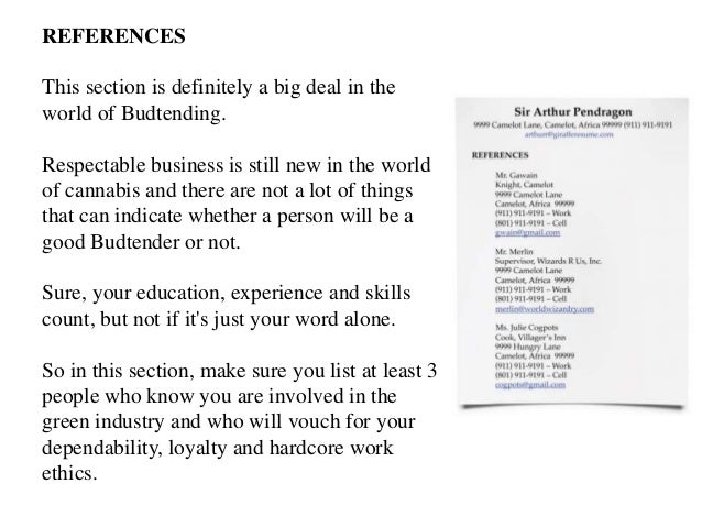 Budtender Jobs Resume