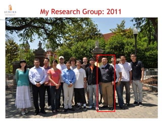 My Research Group: 2011