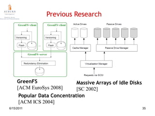 Implementation (no buffer disks)29