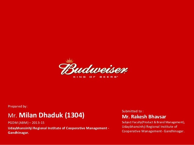 Budweiser deals coop