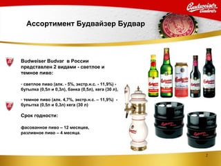 Budweiser budvar | PPT