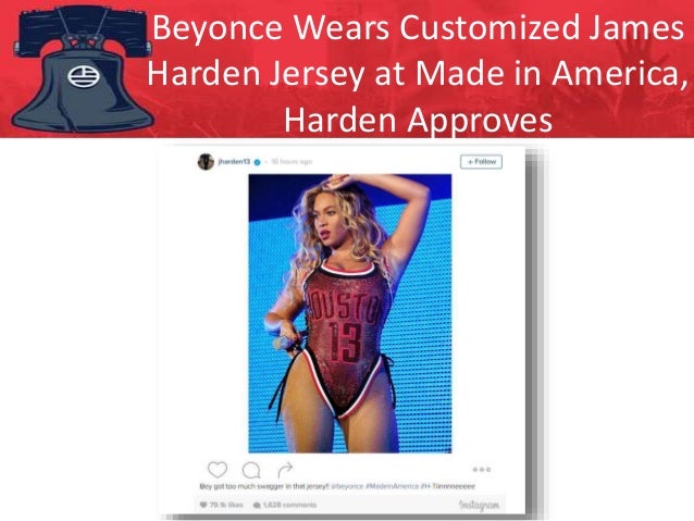 beyonce james harden jersey