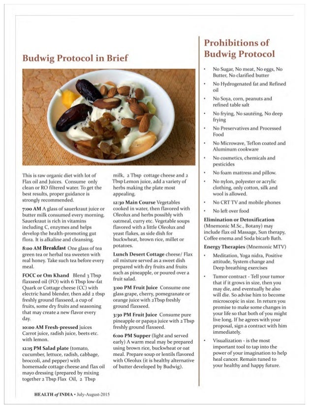 Johanna Budwig Recipes Besto Blog