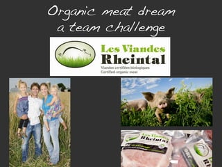 Organic meat dream
a team challenge!

 