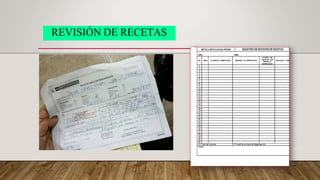 REVISIÓN DE RECETAS
 