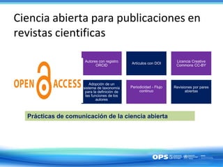 Estrategia para la profesionalización de los editores
de revistas científicas
• Asociación Latinoamericana de Editores Cie...