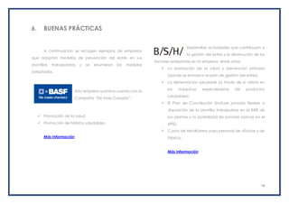 Buenas practicas de estrés en el área laboral | PDF