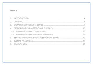 Buenas practicas de estrés en el área laboral | PDF