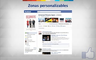 Zonas personalizables
 