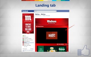 Landing tab
 