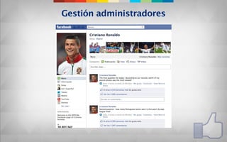 Gestión administradores
 