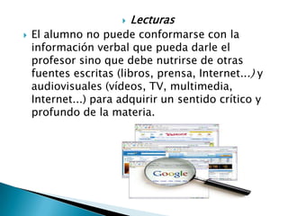  Informar sobre los objetivos.