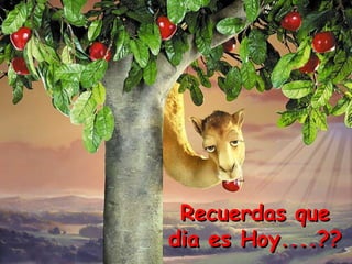 Recuerdas queRecuerdas que
dia es Hoy....??dia es Hoy....??
 