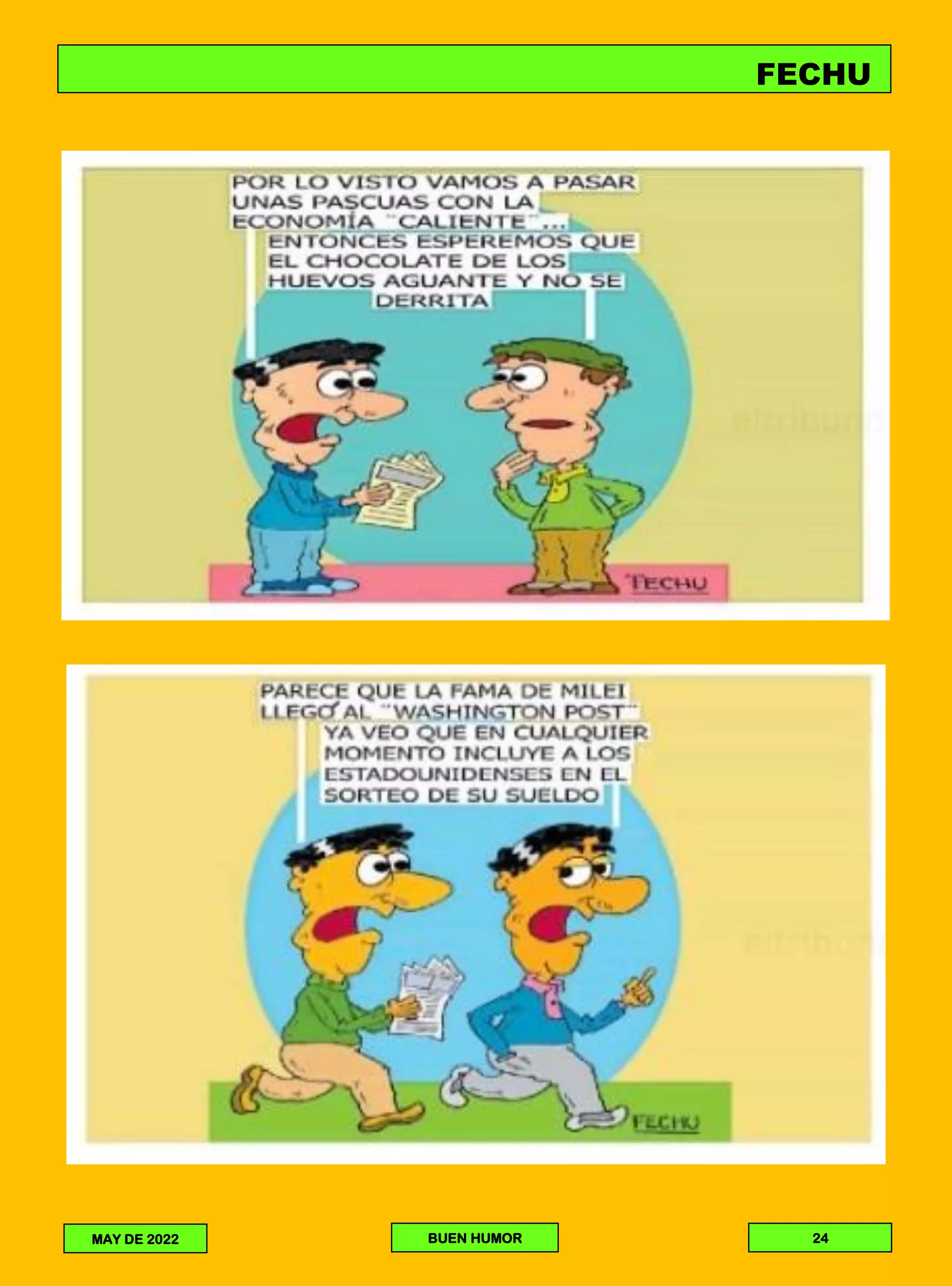 FECHU
MAY DE 2022 BUEN HUMOR 24
 