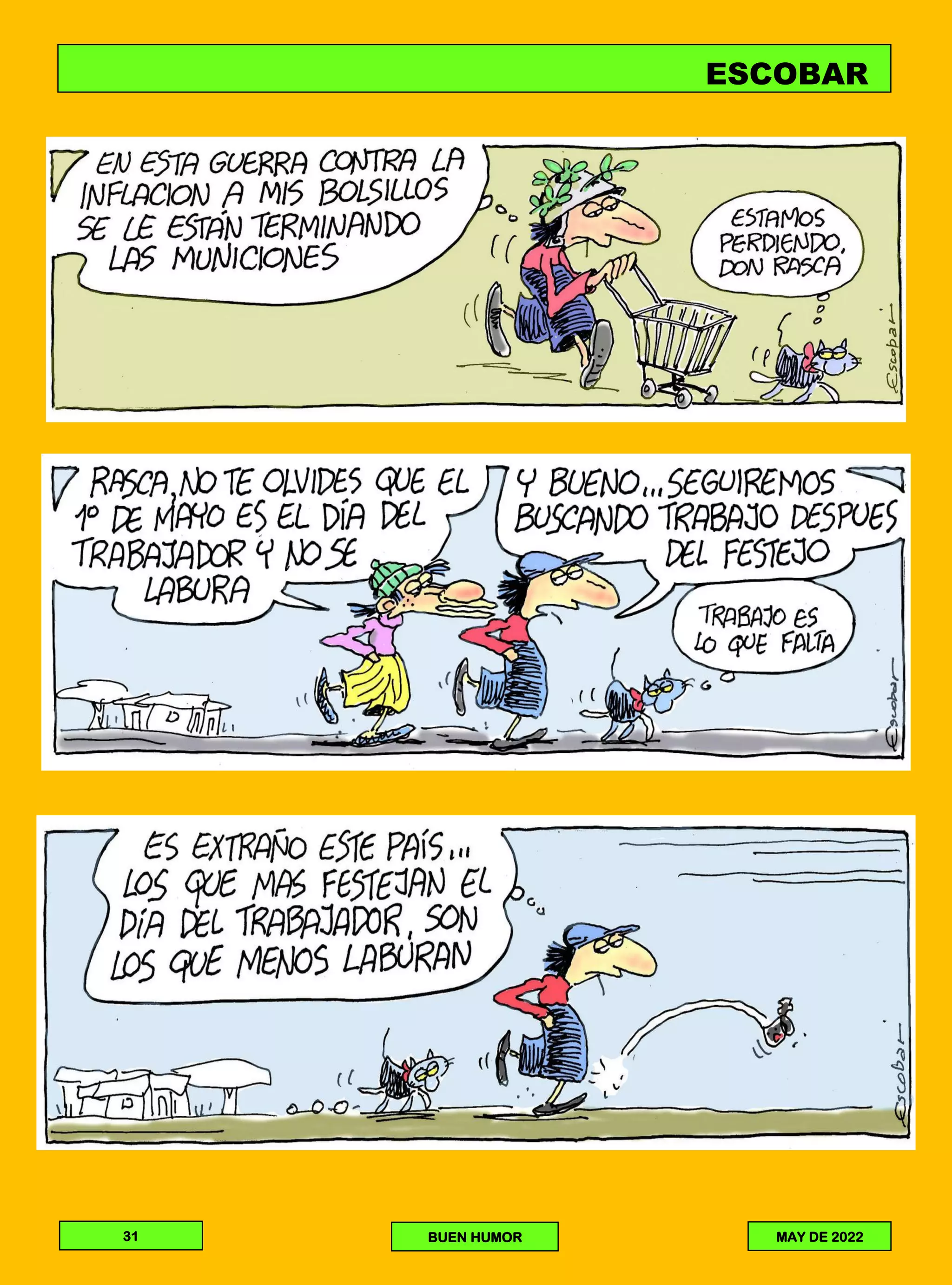 ESCOBAR
31 BUEN HUMOR MAY DE 2022
 