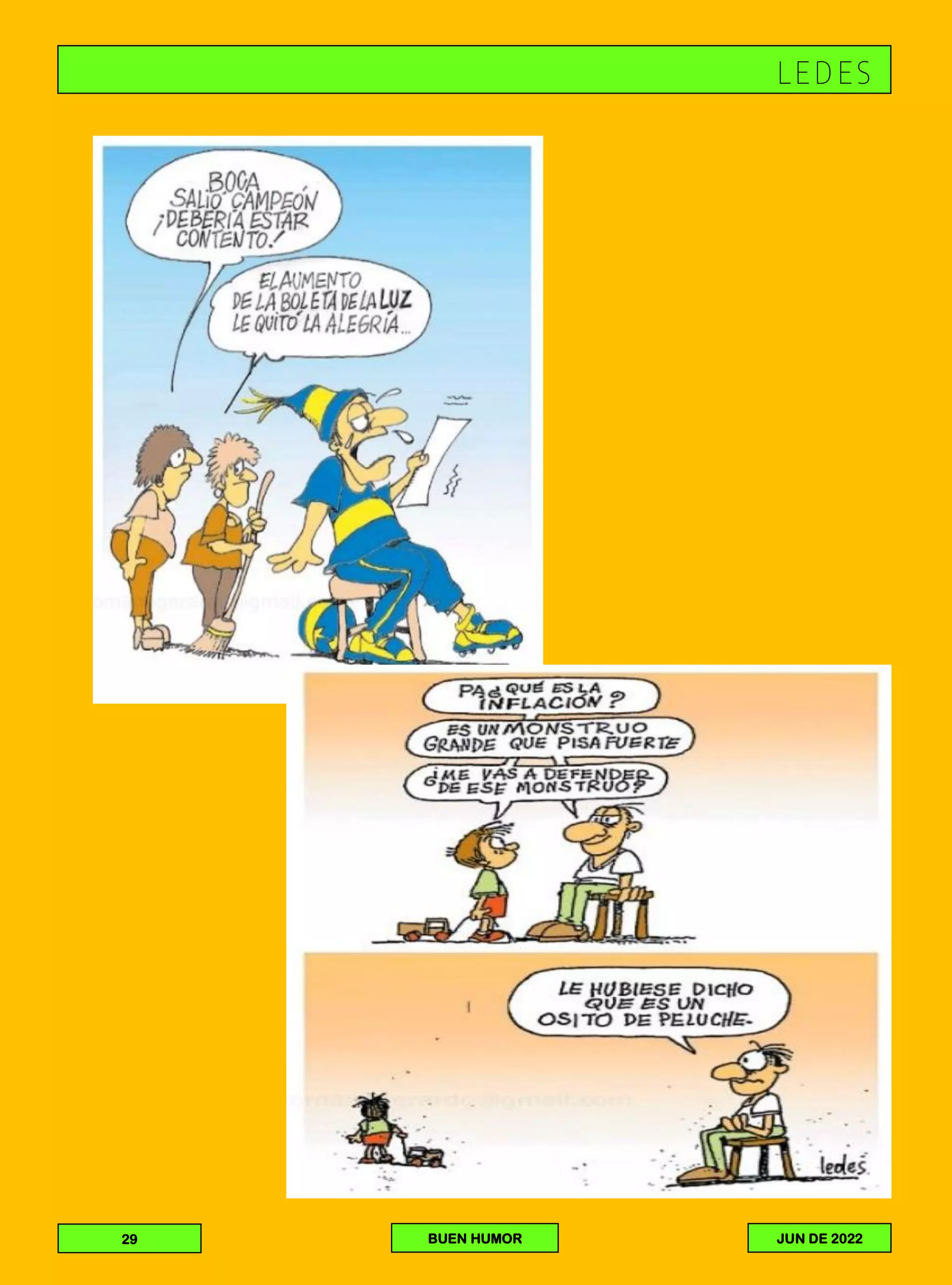 LEDES
29 BUEN HUMOR JUN DE 2022
 