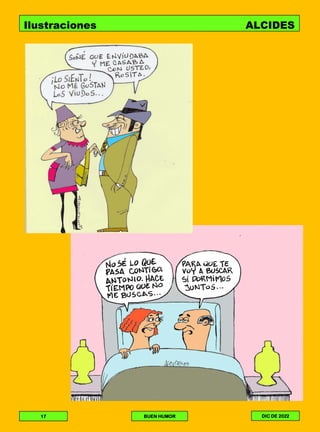 Ilustraciones ALCIDES
17 BUEN HUMOR DIC DE 2022
 