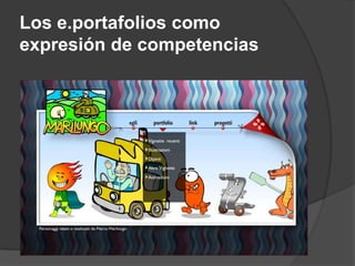 Los e.portafolios como
expresión de competencias
 